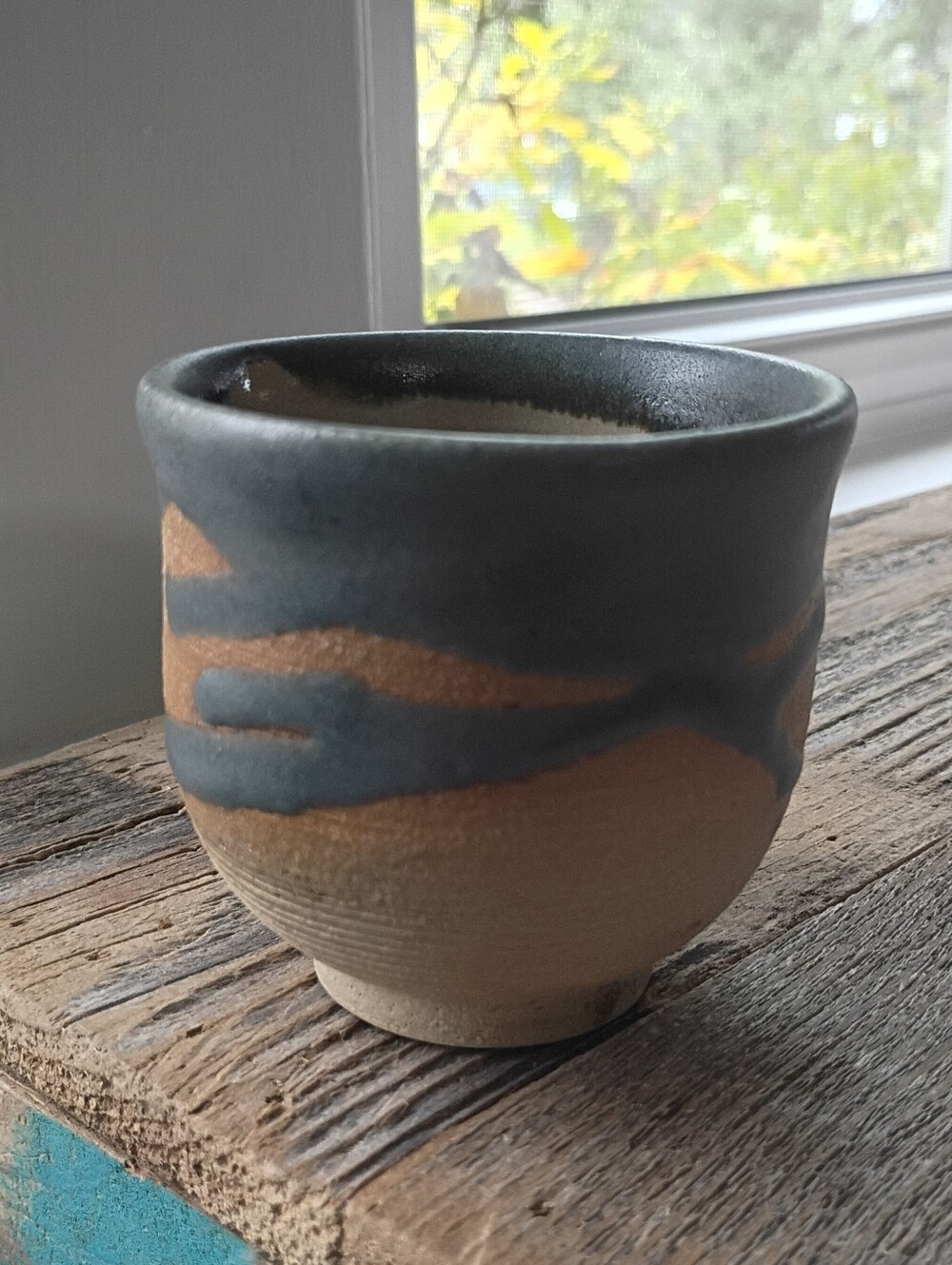 Small Handmade Ceramic Wine Or Whiskey Cup